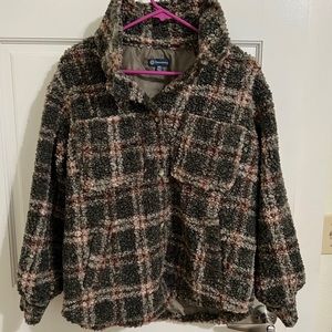 Cozy pullover jacket